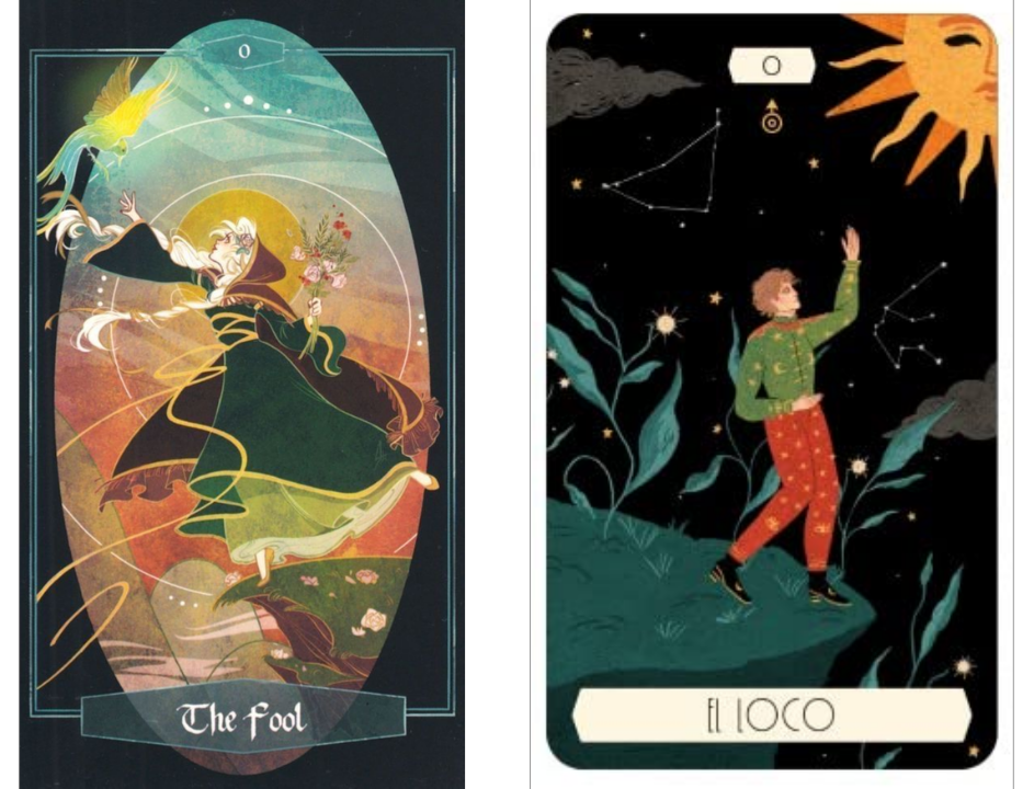 cuarto crescente urano louco tarot